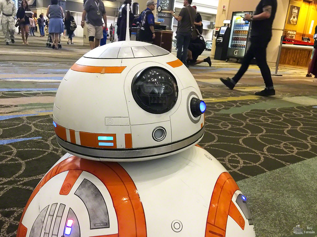 BB-8 Real Droid in the Convention Center